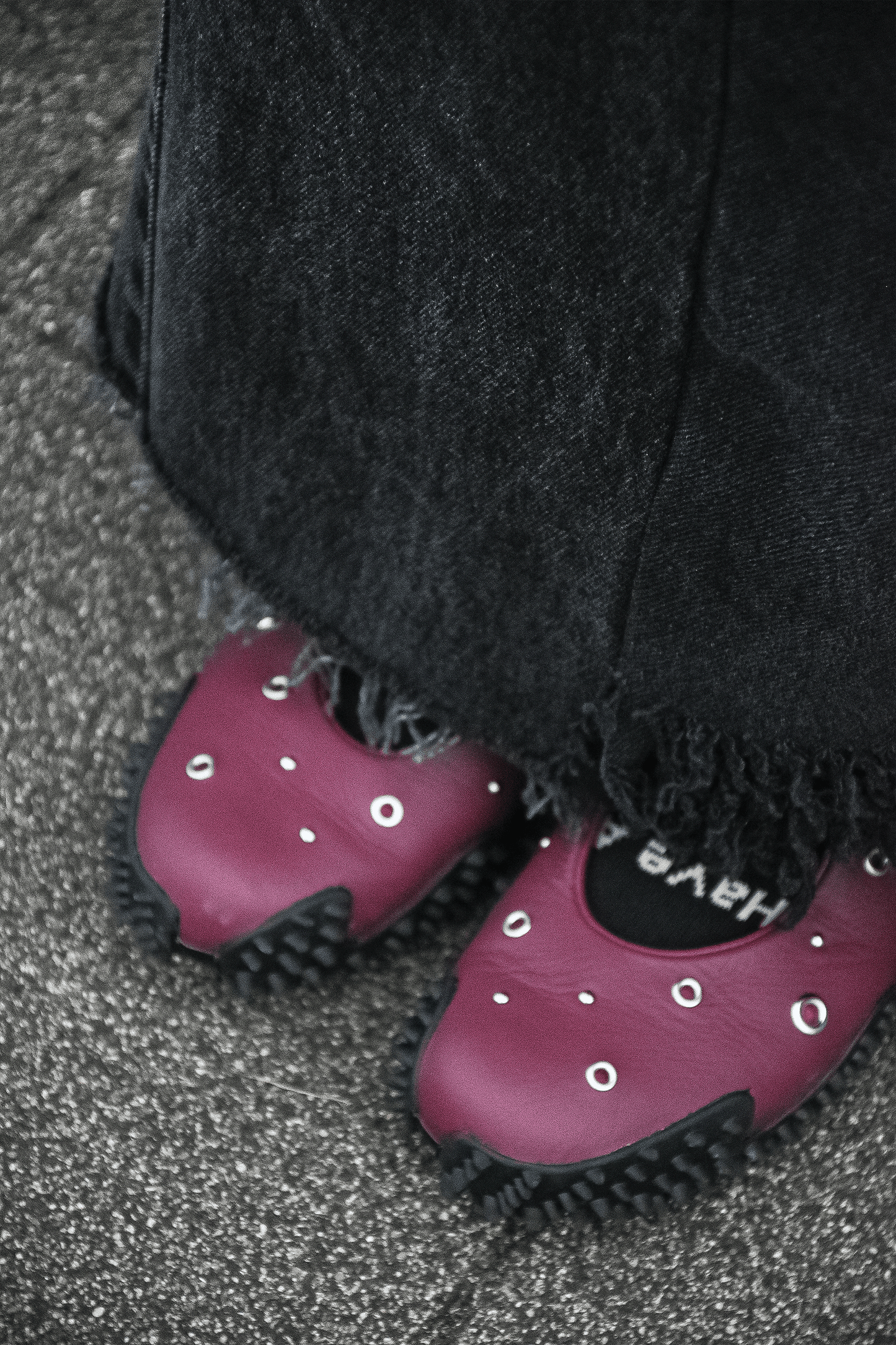 circa make long denim skirt