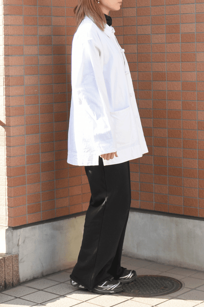 Antique 40's French linen Chinese jacket/A