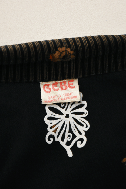 Vintage 70's Corduroy Flower One piece