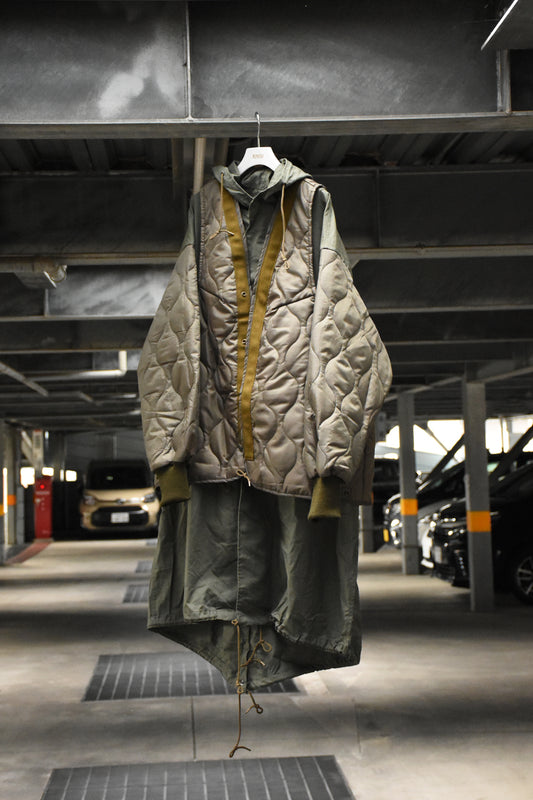 RAYDY×77circa / circa make layered m-51 coat