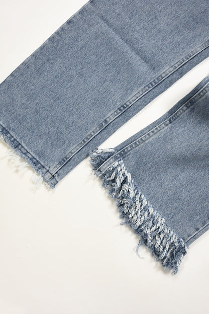 circa make fringe denim pants(Leg/100cm)