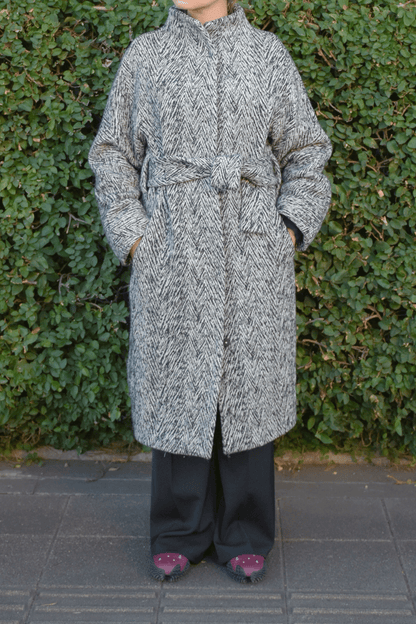 Vintage Stand Collar Coat