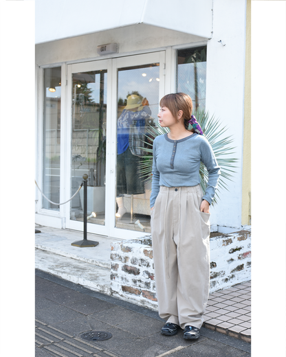 Rib Knit Henry Top