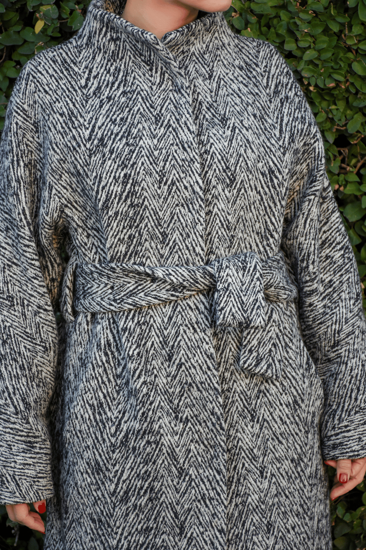 Vintage Stand Collar Coat