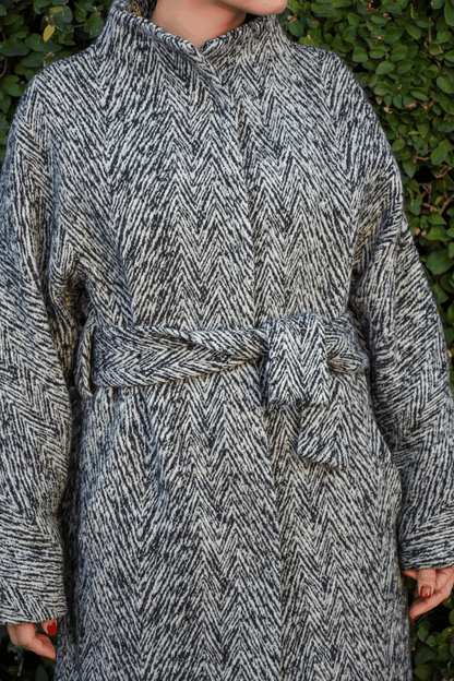 Vintage Stand Collar Coat