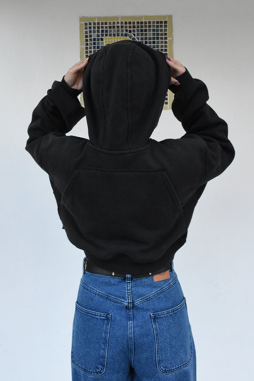 Crop Top U.S. Vintage Remake Hoodie #53