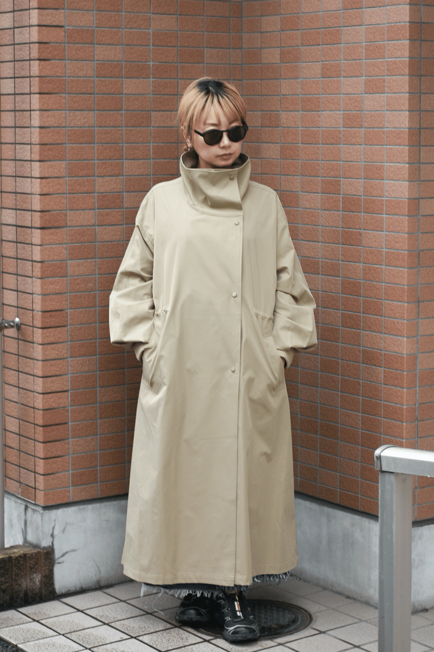 Stand Trench Coat