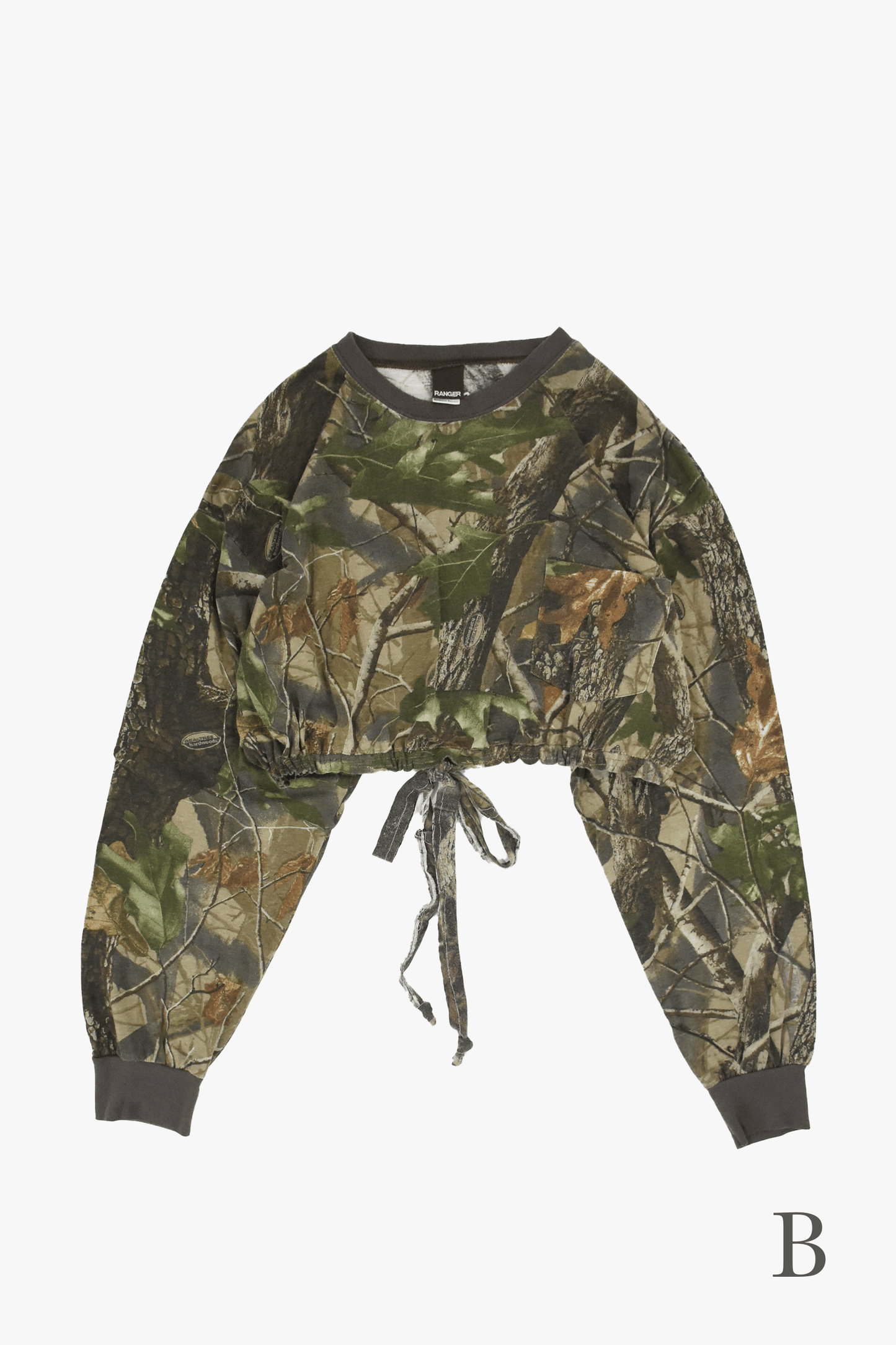 Vintage Remake Crop Top US Real Tree Long Tee”4type”