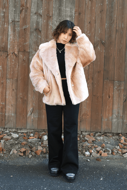 RITA COAT PALE PINK