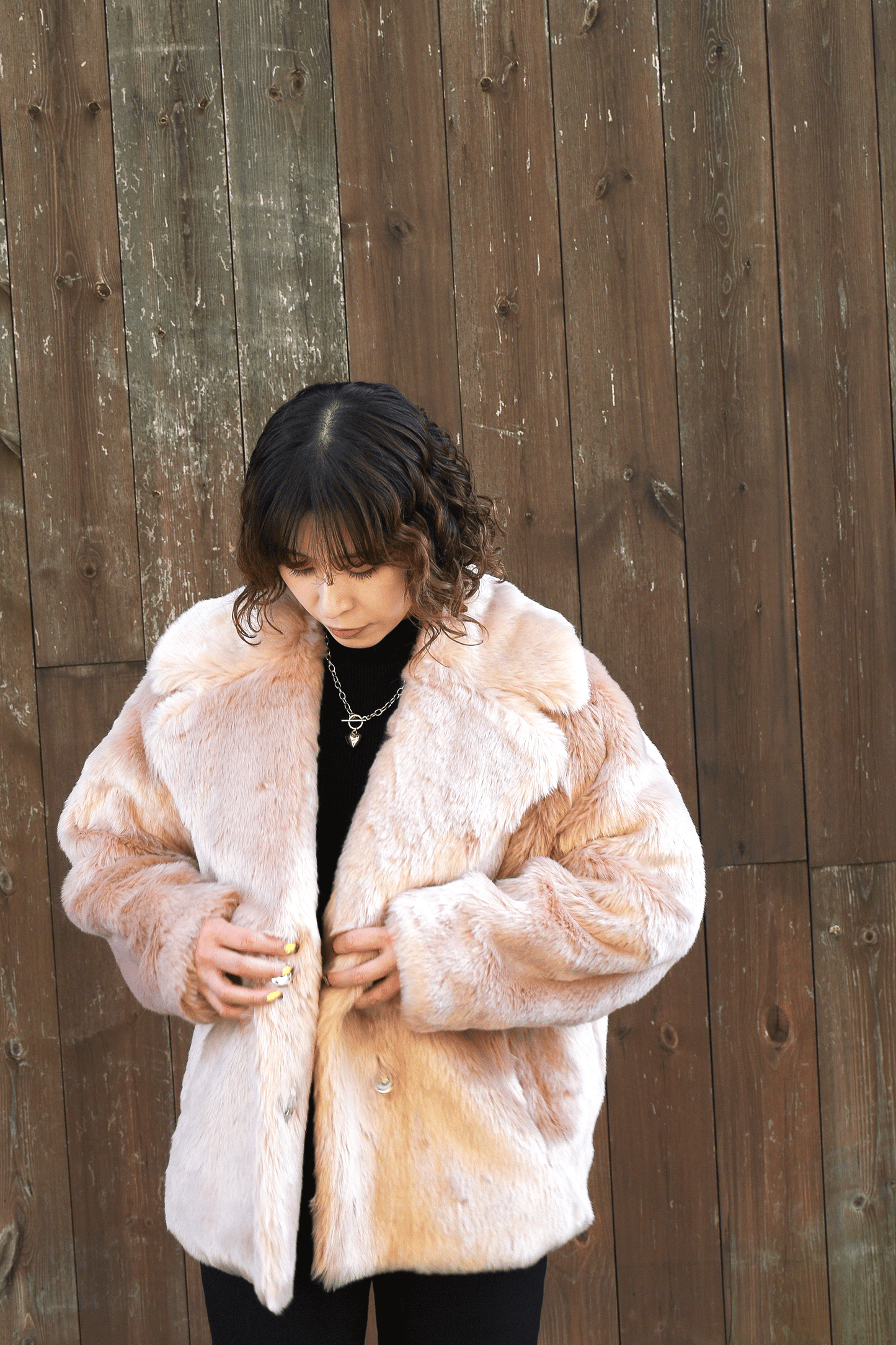 RITA COAT PALE PINK