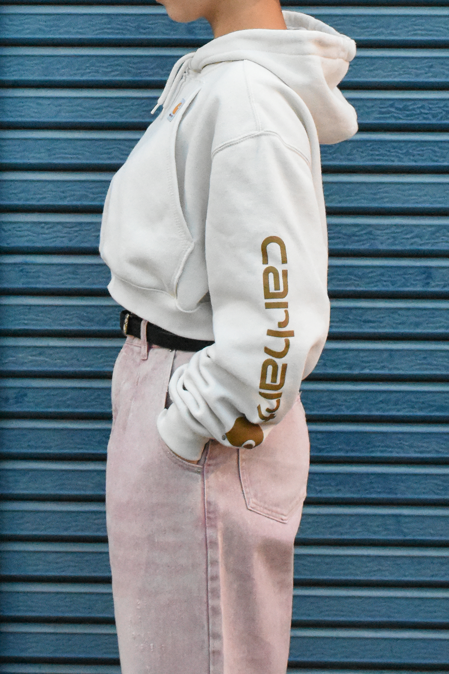 Vintage Remake US Men's Crop top Hoodie #4