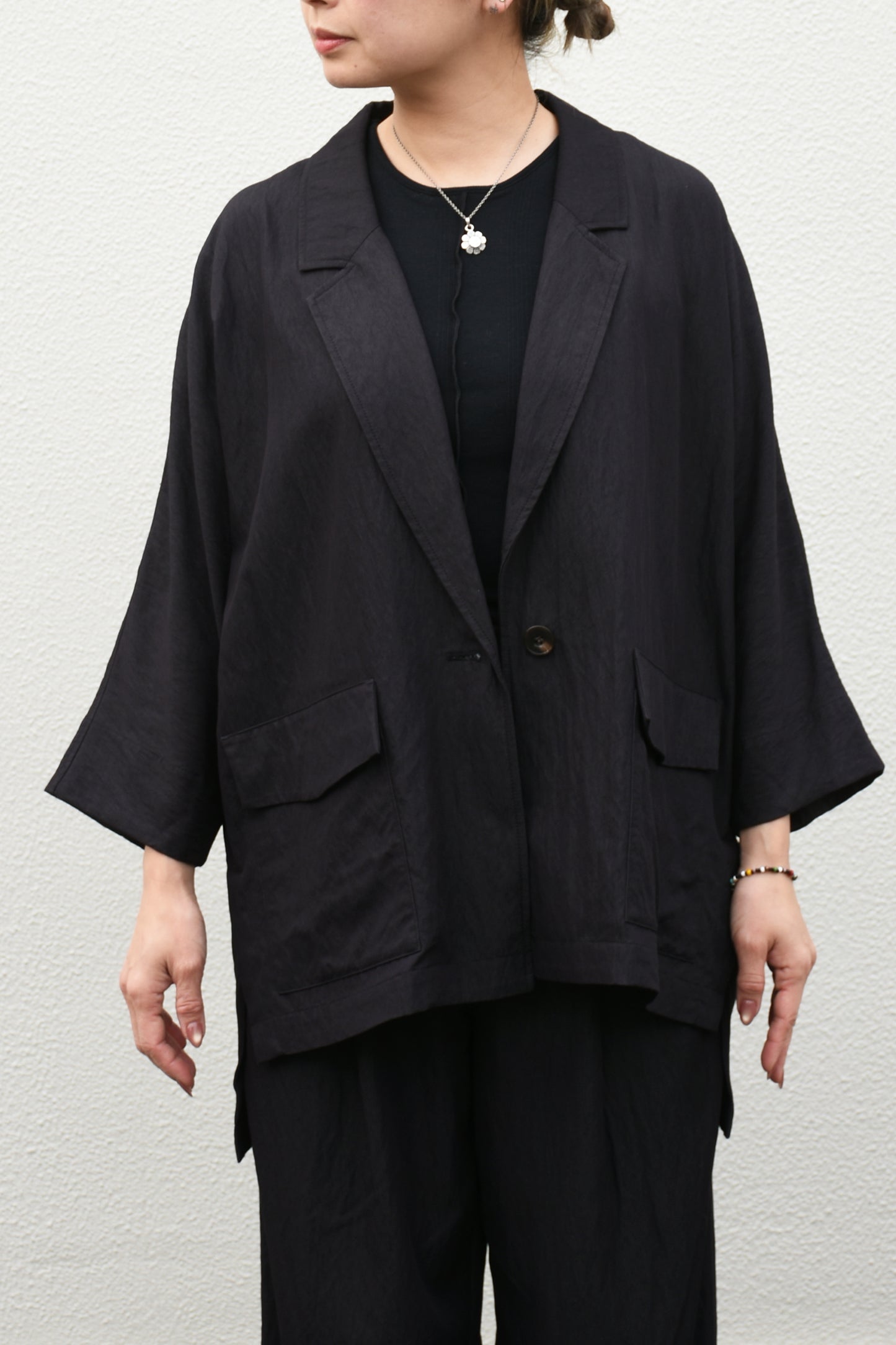 Relaxed Twill Dolman Jacket