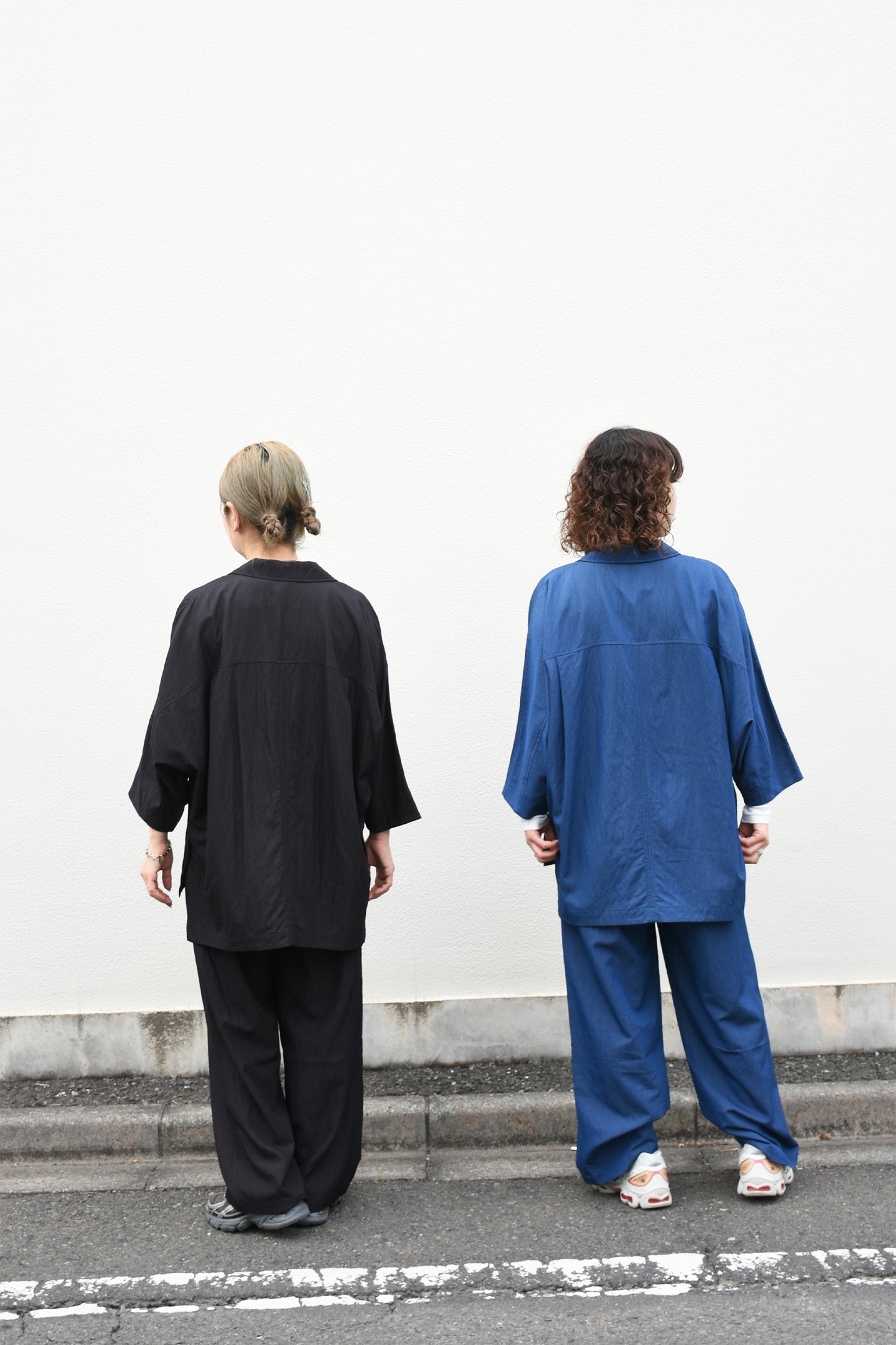 Relaxed Twill Tuck Pants