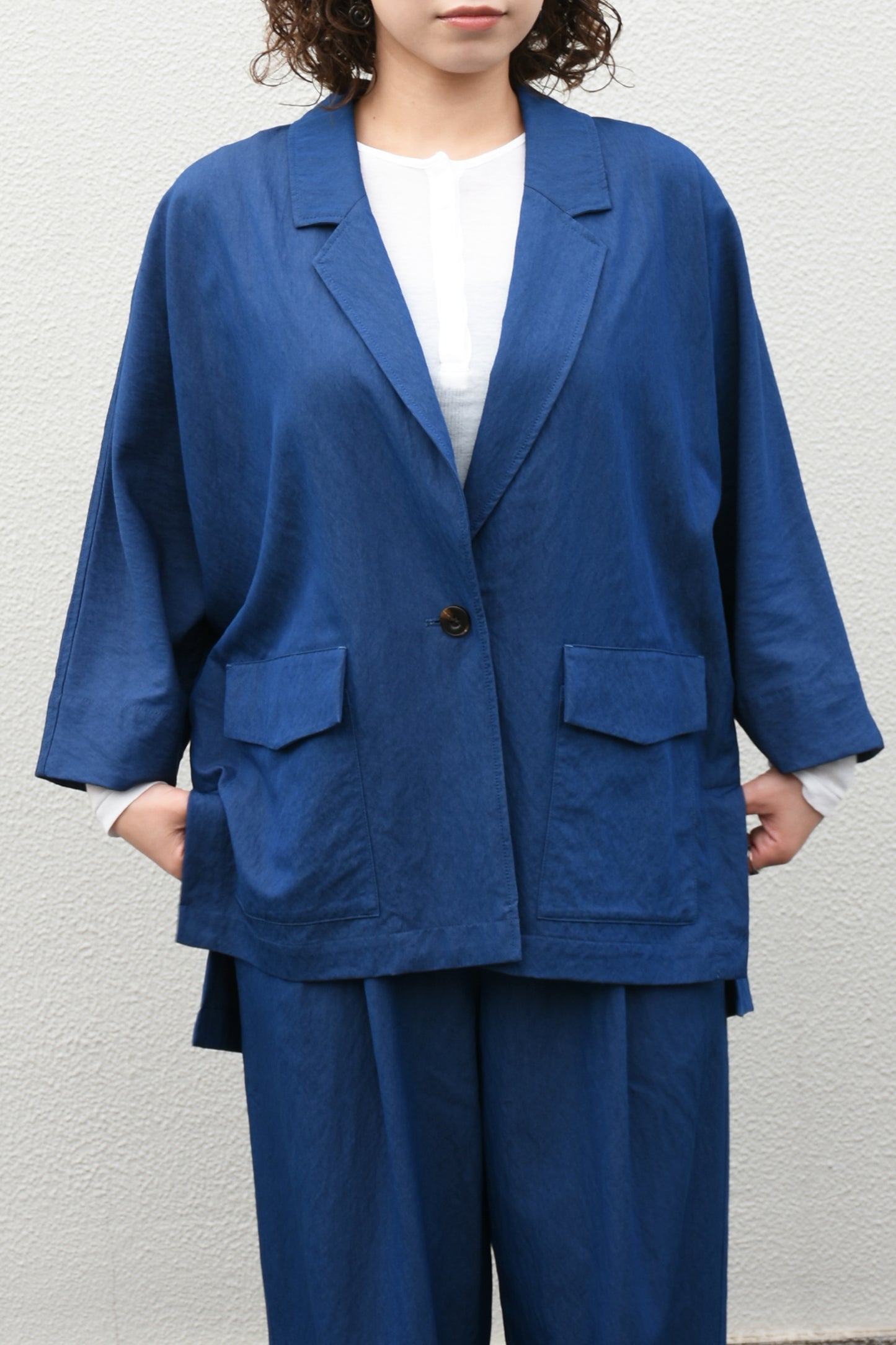 Relaxed Twill Dolman Jacket