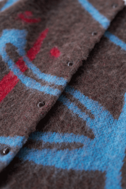 Klee Lacquard knit cardigan