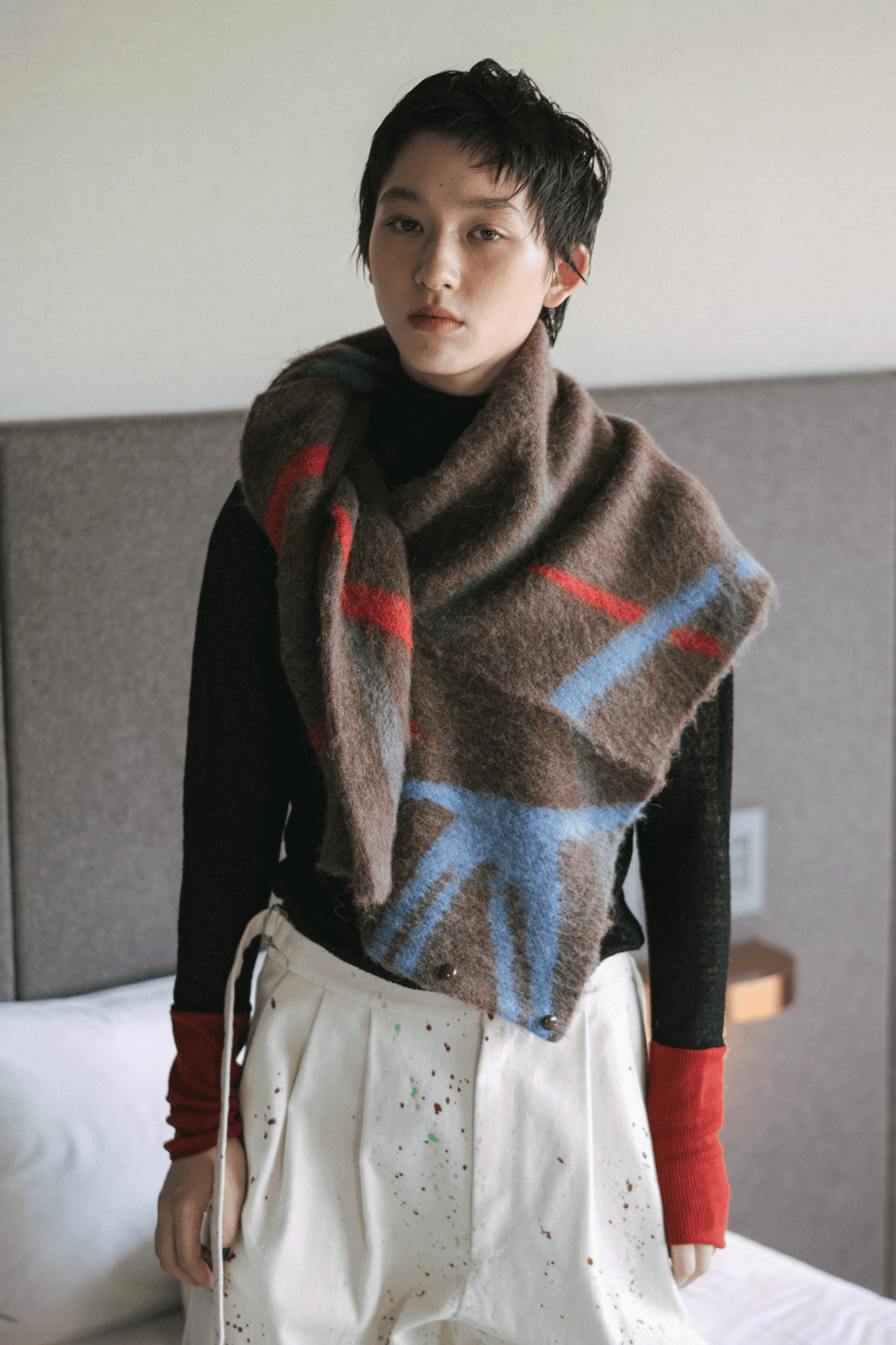 Klee Lacquard knit cardigan