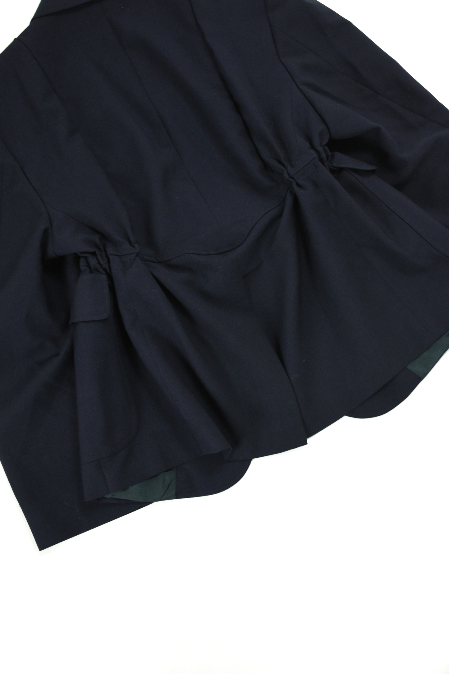 circa make v shape navy blazer jacket