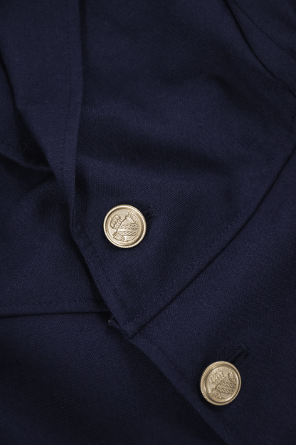 circa make v shape navy blazer jacket