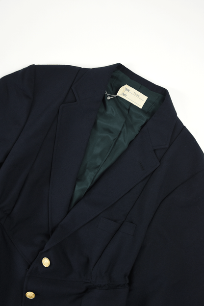 circa make v shape navy blazer jacket