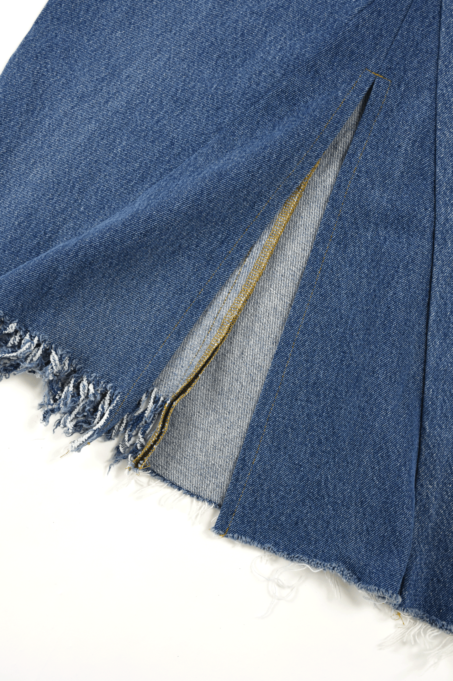 circa make long denim skirt