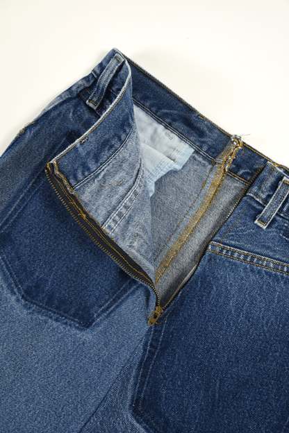 circa make long denim skirt