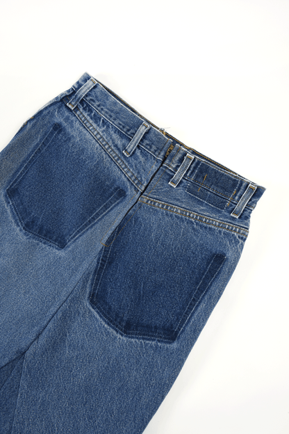 circa make long denim skirt