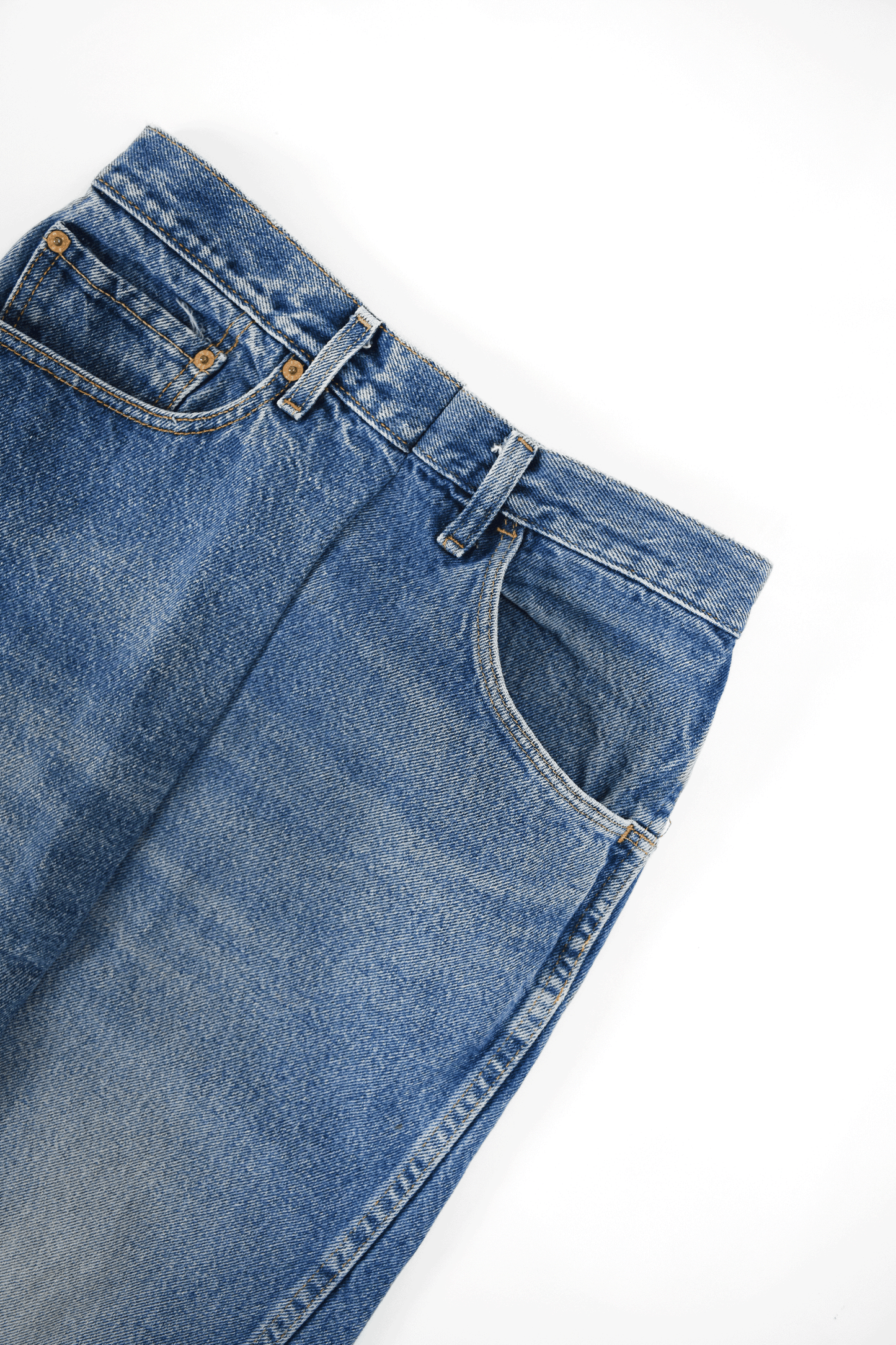 circa make long denim skirt