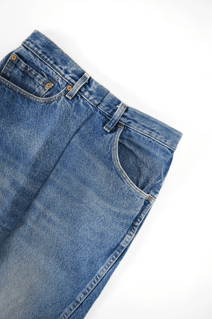 circa make long denim skirt