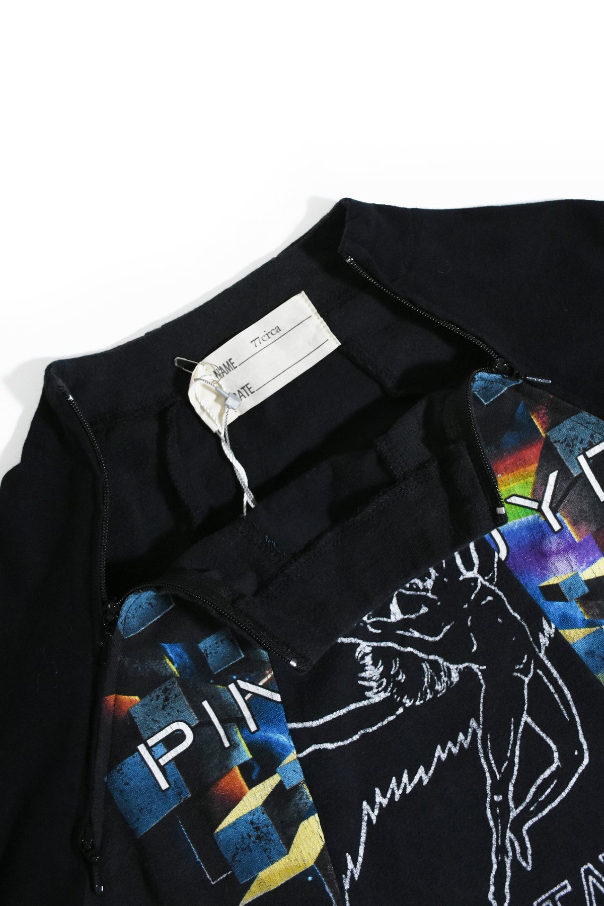 circa make w/zip neck print top