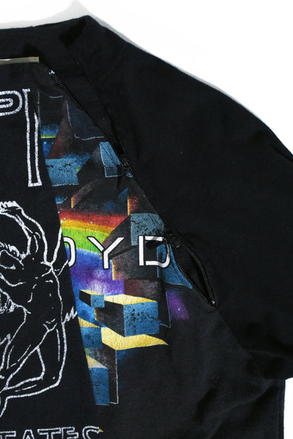 circa make w/zip neck print top