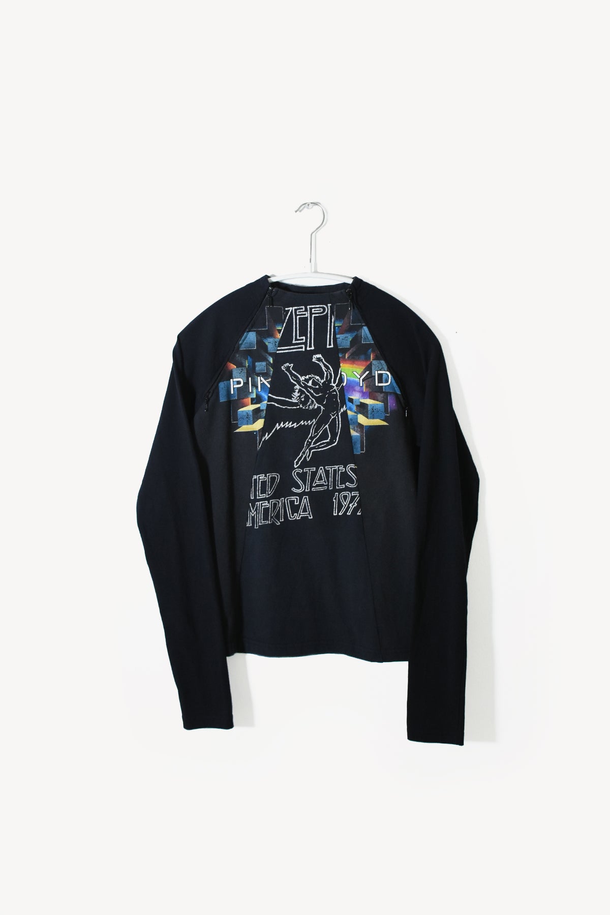circa make w/zip neck print top