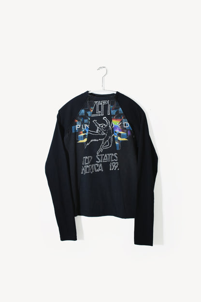 circa make w/zip neck print top
