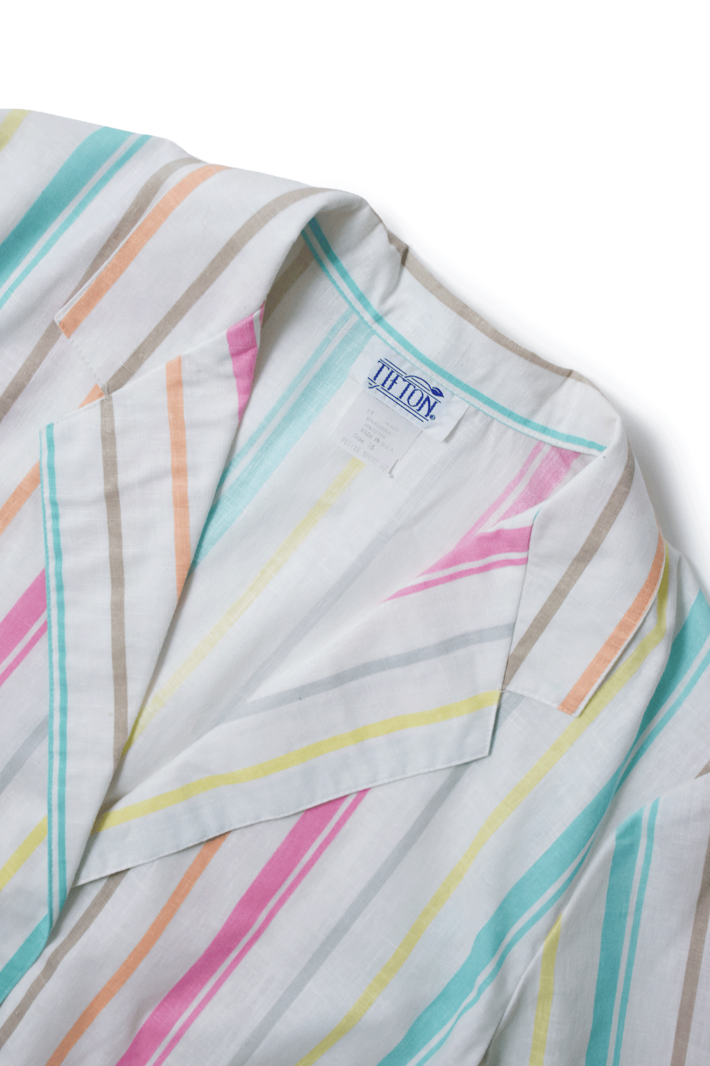 70's U.S.A. Stripe Roll Up Jacket