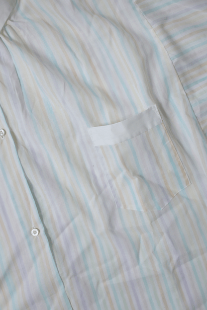 90's U.S.A. Stripe Cleric Shirt