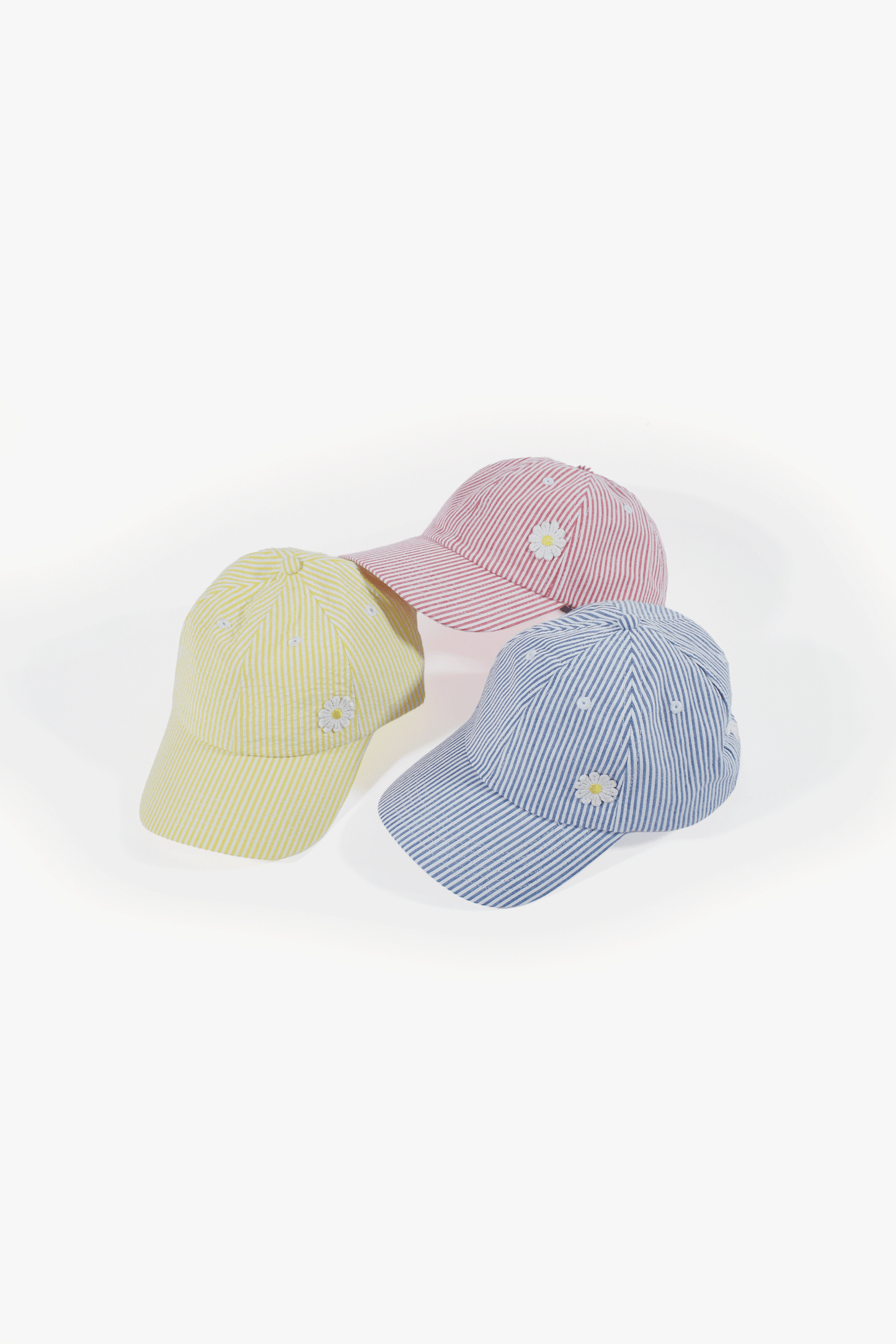 Flower Children Seersucker Cap