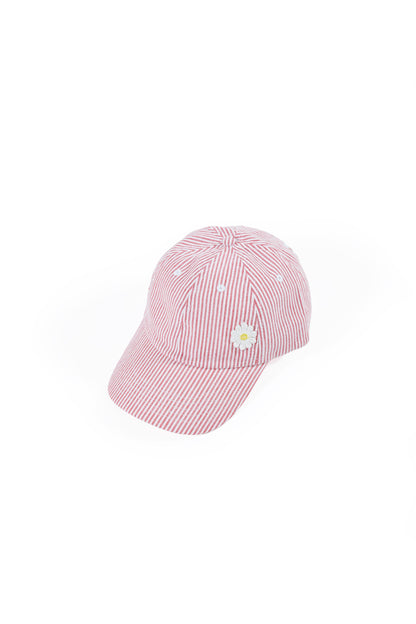 Flower Children Seersucker Cap