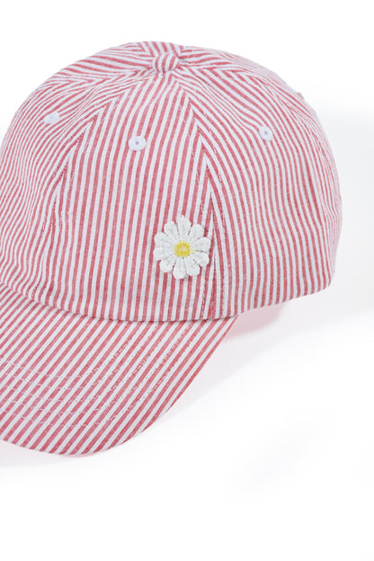 Flower Children Seersucker Cap