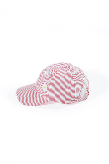Flower Children Seersucker Cap