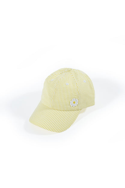 Flower Children Seersucker Cap