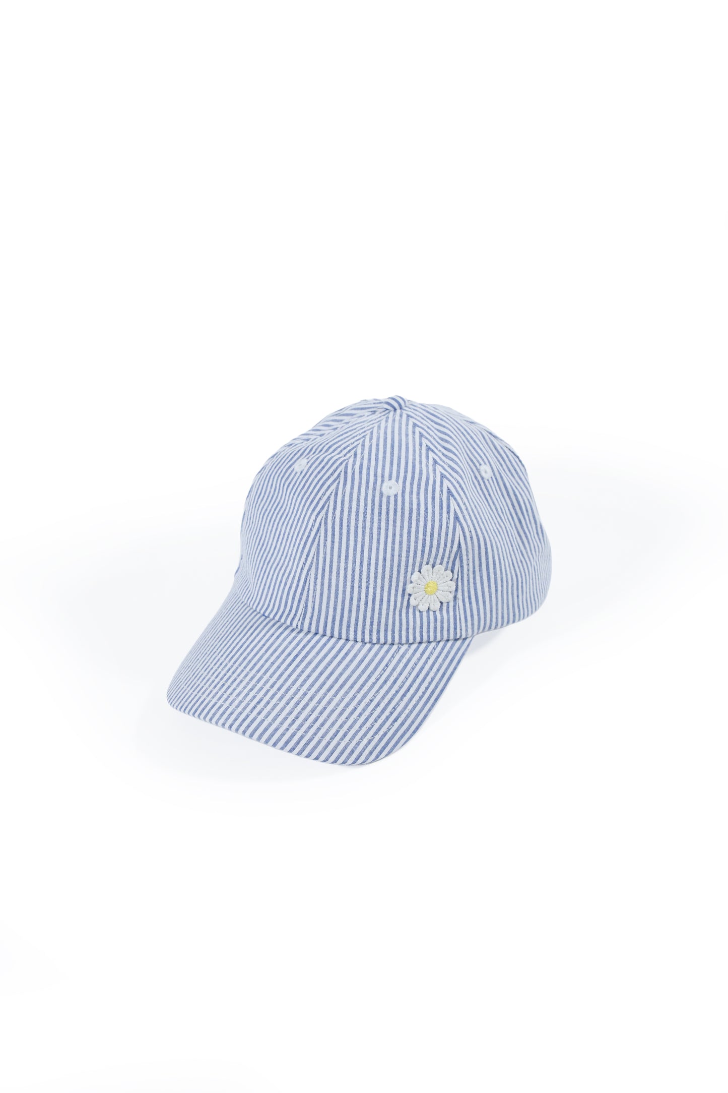 Flower Children Seersucker Cap