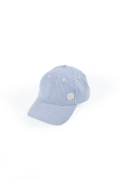 Flower Children Seersucker Cap