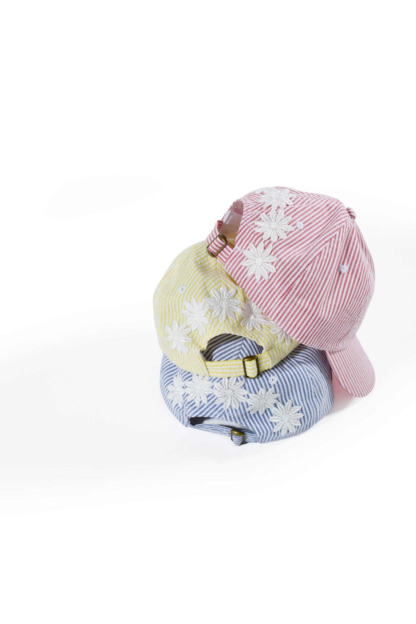 Flower Children Seersucker Cap