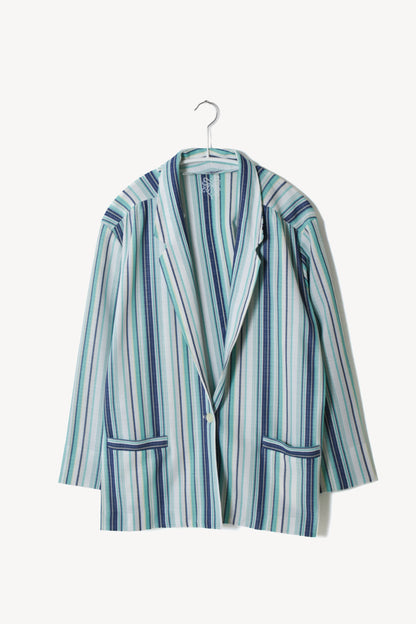 80's U.S.A. Stripe tailored jacket