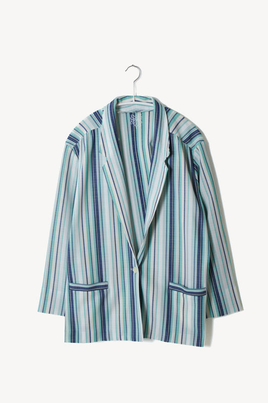 80's U.S.A. Stripe tailored jacket