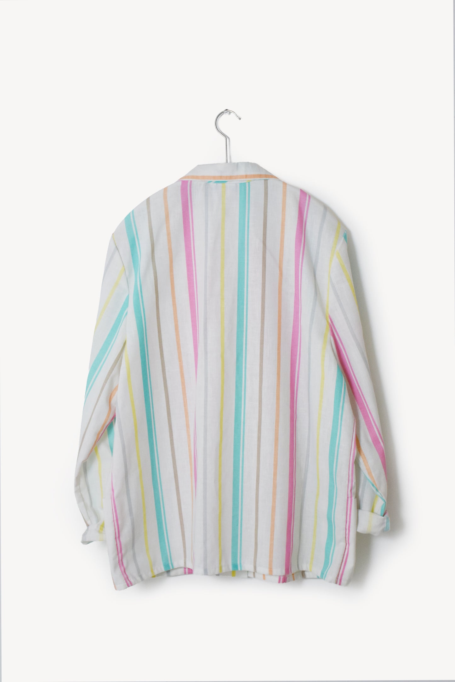 70's U.S.A. Stripe Roll Up Jacket