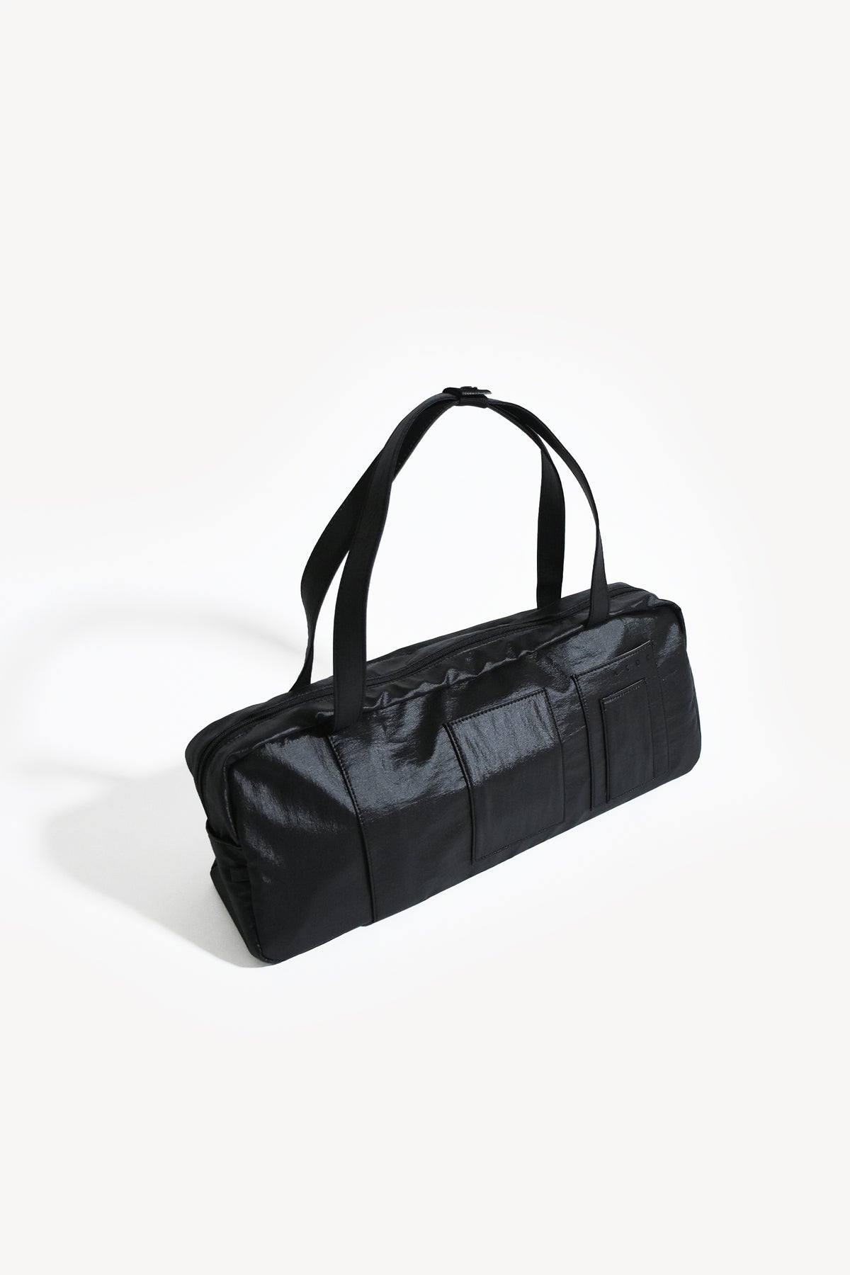 Glossy Grid Duffl S Bag