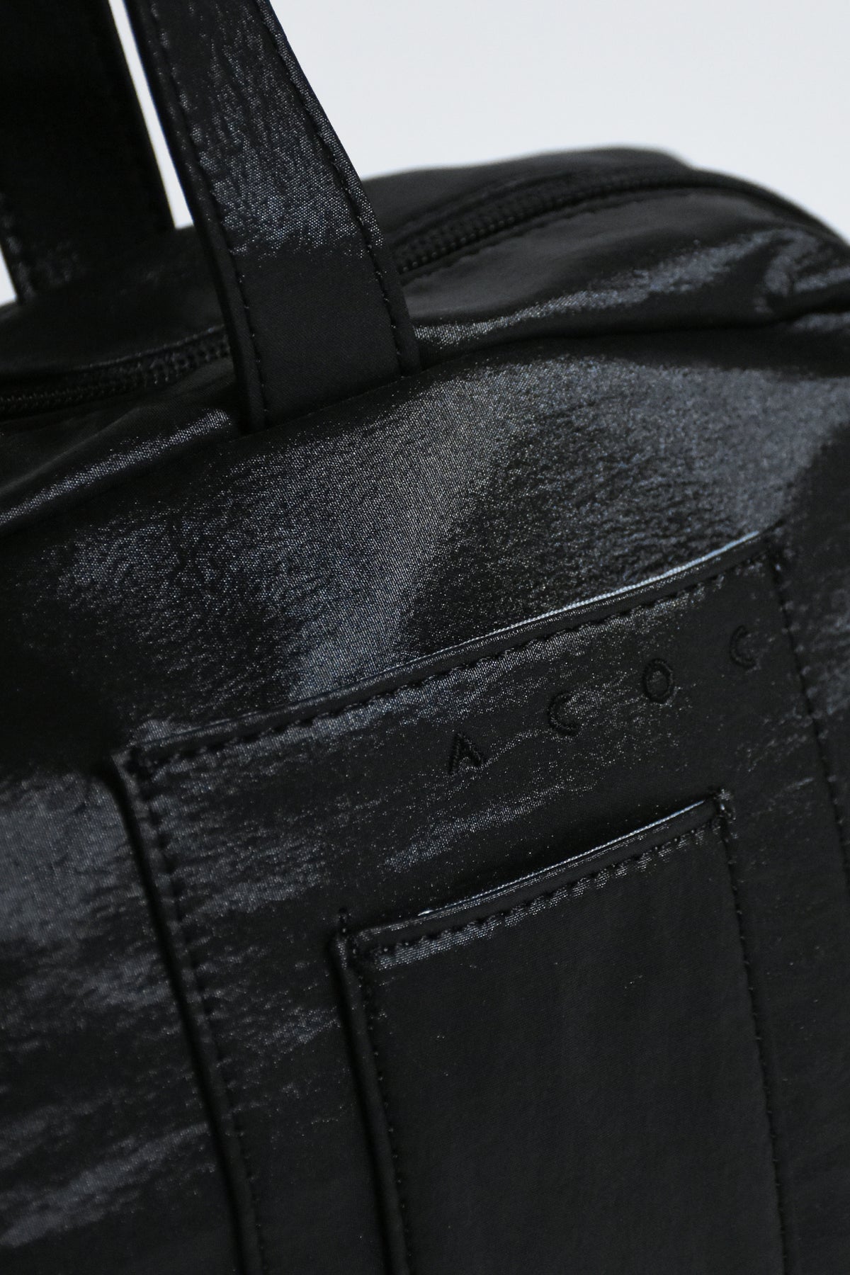 Glossy Grid Duffl S Bag