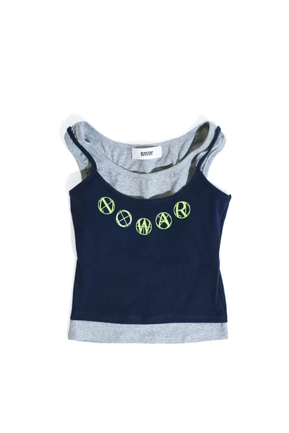 Double Shoulder Layered Tee