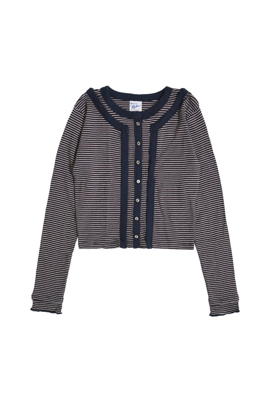 Panel Rib Layer Cardigan
