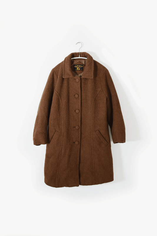 Vintage Alpaca Long Coat